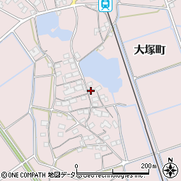 滋賀県東近江市大塚町374周辺の地図