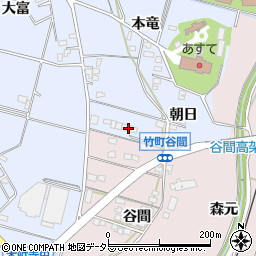 愛知県豊田市本町朝日周辺の地図