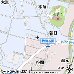 愛知県豊田市本町（朝日）周辺の地図