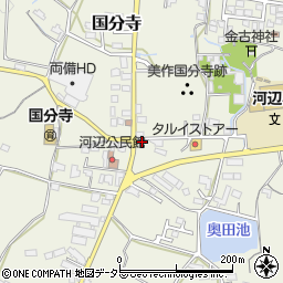 岡山県津山市国分寺471周辺の地図