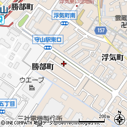 滋賀県守山市浮気町241-17周辺の地図