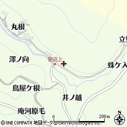 愛知県豊田市九久平町（岩谷）周辺の地図