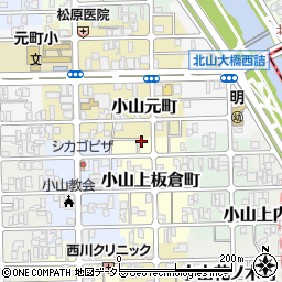 京都府京都市北区小山上板倉町37-1周辺の地図