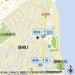 ファミリーマート大津唐崎一丁目店周辺の地図