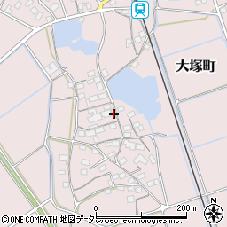 滋賀県東近江市大塚町373-1周辺の地図
