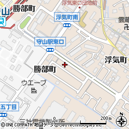 滋賀県守山市浮気町241-16周辺の地図