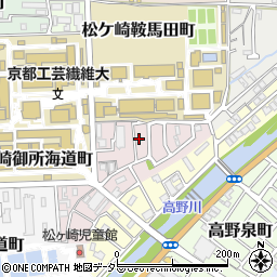 京都府京都市左京区松ケ崎正田町22-15周辺の地図