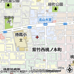 京都府京都市北区紫竹下緑町4周辺の地図