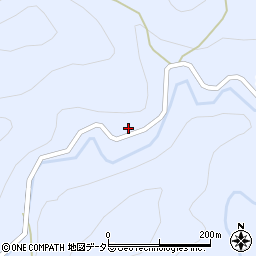 愛知県北設楽郡東栄町三輪下河内周辺の地図