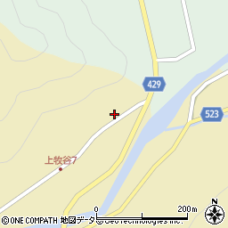 兵庫県宍粟市山崎町上牧谷785-70周辺の地図