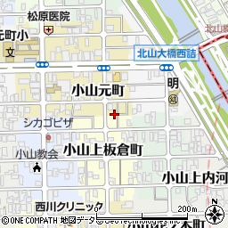 京都府京都市北区小山元町58-2周辺の地図