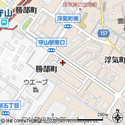 滋賀県守山市浮気町241-14周辺の地図