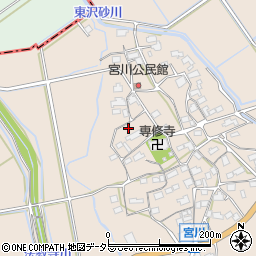 滋賀県東近江市宮川町483周辺の地図