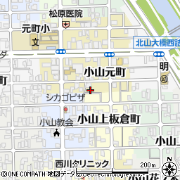京都府京都市北区小山元町5周辺の地図