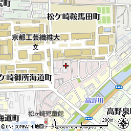 京都府京都市左京区松ケ崎正田町15周辺の地図