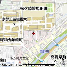 京都府京都市左京区松ケ崎正田町22-19周辺の地図