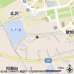 愛知県刈谷市井ケ谷町広沢周辺の地図