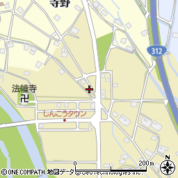 兵庫県神崎郡神河町貝野138周辺の地図