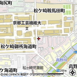 京都府京都市左京区松ケ崎正田町19周辺の地図