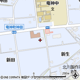 愛知県豊田市竜神町新生117周辺の地図