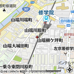 京都府京都市左京区山端川原町20-8周辺の地図