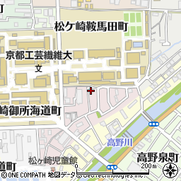 京都府京都市左京区松ケ崎正田町22-21周辺の地図