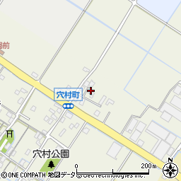 滋賀県草津市穴村町110周辺の地図