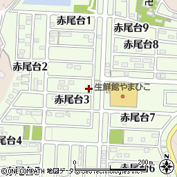 三重県桑名市赤尾台周辺の地図
