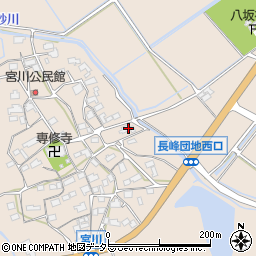 滋賀県東近江市宮川町414周辺の地図