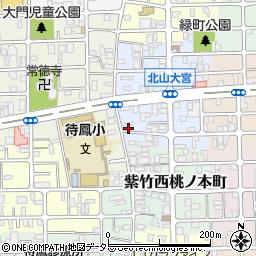 京都府京都市北区紫竹下緑町10周辺の地図