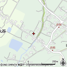 京都府亀岡市東本梅町赤熊生子田周辺の地図