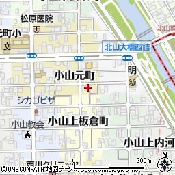 京都府京都市北区小山元町58周辺の地図