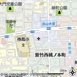 京都府京都市北区紫竹下緑町12周辺の地図