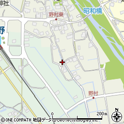 兵庫県神崎郡神河町野村147周辺の地図