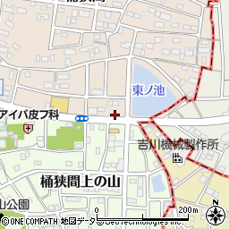 愛知県名古屋市緑区桶狭間3810周辺の地図