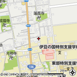 静岡県伊豆の国市四日町880周辺の地図