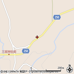 広島県庄原市西城町三坂101周辺の地図