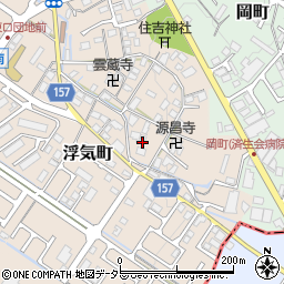 滋賀県守山市浮気町130周辺の地図