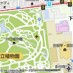京都府京都市左京区下鴨半木町周辺の地図
