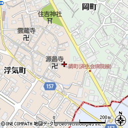 滋賀県守山市浮気町125-1周辺の地図