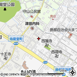 滋賀県守山市焔魔堂町23-4周辺の地図