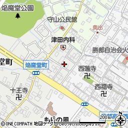 滋賀県守山市焔魔堂町23-9周辺の地図