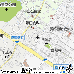 滋賀県守山市焔魔堂町23-3周辺の地図
