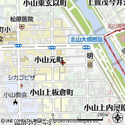 京都府京都市北区小山元町55-2周辺の地図