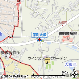 栄町大根周辺の地図