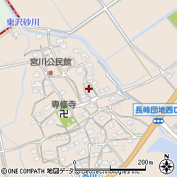 滋賀県東近江市宮川町420周辺の地図