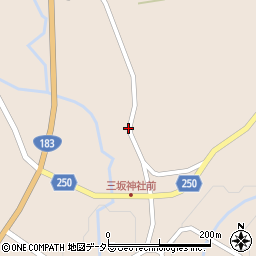 広島県庄原市西城町三坂853周辺の地図