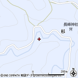 愛知県北設楽郡東栄町三輪下河内15周辺の地図