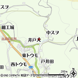 愛知県豊田市林添町井戸入周辺の地図