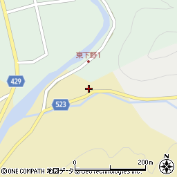 兵庫県宍粟市山崎町上牧谷1633周辺の地図